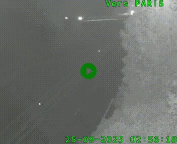 <h2>Caméra routière sur l'autoroute A20 au nord de Limoges, à la jonction avec la N520. Vue orientée vers Paris</h2>