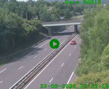 <h2>Caméra routière sur l'autoroute A20 au nord de Limoges, à la jonction avec la N520. Vue orientée vers Paris</h2>