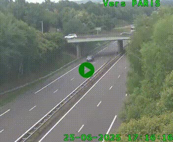 <h2>Caméra routière sur l'autoroute A20 au nord de Limoges, à la jonction avec la N520. Vue orientée vers Paris</h2>