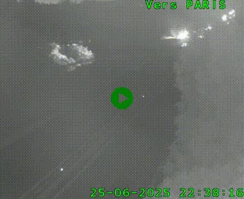 <h2>Caméra routière sur l'autoroute A20 au nord de Limoges, à la jonction avec la N520. Vue orientée vers Paris</h2>