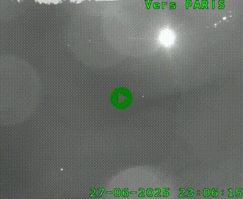 <h2>Caméra routière sur l'autoroute A20 au nord de Limoges, à la jonction avec la N520. Vue orientée vers Paris</h2>