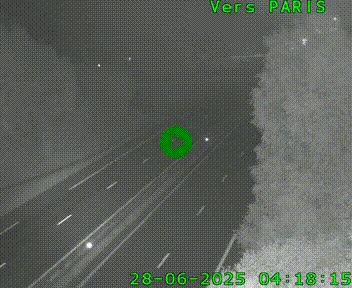 <h2>Caméra routière sur l'autoroute A20 au nord de Limoges, à la jonction avec la N520. Vue orientée vers Paris</h2>