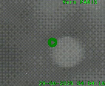 <h2>Caméra routière sur l'autoroute A20 au nord de Limoges, à la jonction avec la N520. Vue orientée vers Paris</h2>