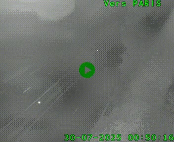 <h2>Caméra routière sur l'autoroute A20 au nord de Limoges, à la jonction avec la N520. Vue orientée vers Paris</h2>