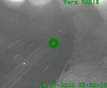 <h2>Caméra routière sur l'autoroute A20 au nord de Limoges, à la jonction avec la N520. Vue orientée vers Paris</h2>