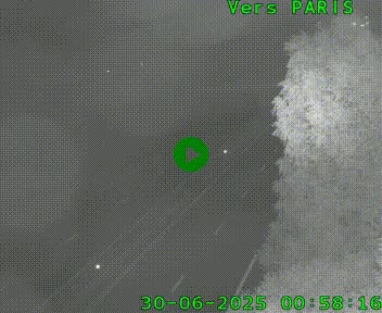 <h2>Caméra routière sur l'autoroute A20 au nord de Limoges, à la jonction avec la N520. Vue orientée vers Paris</h2>
