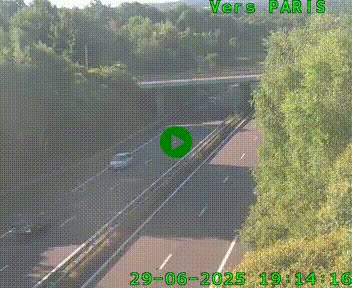 <h2>Caméra routière sur l'autoroute A20 au nord de Limoges, à la jonction avec la N520. Vue orientée vers Paris</h2>