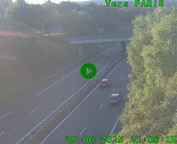 <h2>Caméra routière sur l'autoroute A20 au nord de Limoges, à la jonction avec la N520. Vue orientée vers Paris</h2>
