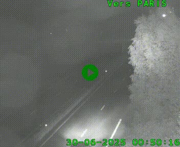 <h2>Caméra routière sur l'autoroute A20 au nord de Limoges, à la jonction avec la N520. Vue orientée vers Paris</h2>