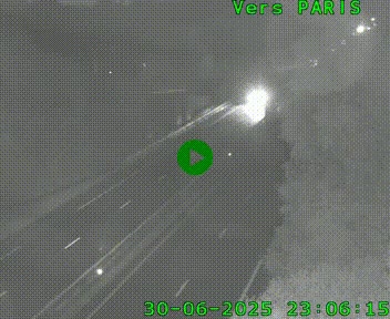 <h2>Caméra routière sur l'autoroute A20 au nord de Limoges, à la jonction avec la N520. Vue orientée vers Paris</h2>