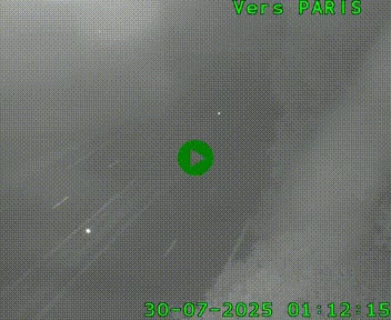 <h2>Caméra routière sur l'autoroute A20 au nord de Limoges, à la jonction avec la N520. Vue orientée vers Paris</h2>