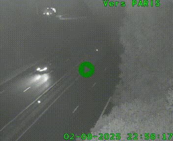 <h2>Caméra routière sur l'autoroute A20 au nord de Limoges, à la jonction avec la N520. Vue orientée vers Paris</h2>