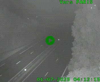 <h2>Caméra routière sur l'autoroute A20 au nord de Limoges, à la jonction avec la N520. Vue orientée vers Paris</h2>
