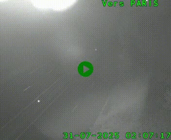 <h2>Caméra routière sur l'autoroute A20 au nord de Limoges, à la jonction avec la N520. Vue orientée vers Paris</h2>