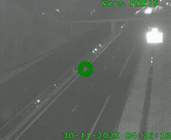 <h2>Caméra routière sur l'autoroute A20 au nord de Limoges, à la jonction avec la N520. Vue orientée vers Paris</h2>