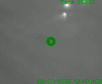 <h2>Caméra routière sur l'autoroute A20 au nord de Limoges, à la jonction avec la N520. Vue orientée vers Paris</h2>