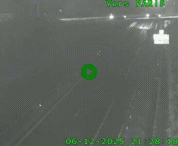 <h2>Caméra routière sur l'autoroute A20 au nord de Limoges, à la jonction avec la N520. Vue orientée vers Paris</h2>