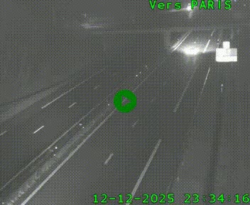 <h2>Caméra routière sur l'autoroute A20 au nord de Limoges, à la jonction avec la N520. Vue orientée vers Paris</h2>