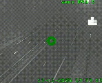 <h2>Caméra routière sur l'autoroute A20 au nord de Limoges, à la jonction avec la N520. Vue orientée vers Paris</h2>