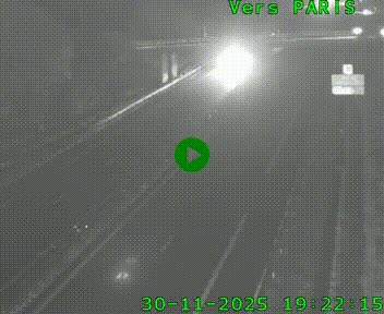 <h2>Caméra routière sur l'autoroute A20 au nord de Limoges, à la jonction avec la N520. Vue orientée vers Paris</h2>
