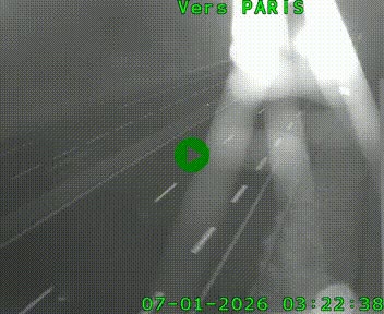 <h2>Caméra routière sur l'autoroute A20 à Saint-Hilaire-Bonneval, au sud de Limoges. Vue orientée vers Paris</h2>