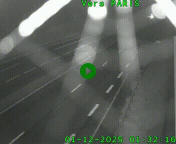 <h2>Caméra routière sur l'autoroute A20 à Saint-Hilaire-Bonneval, au sud de Limoges. Vue orientée vers Paris</h2>