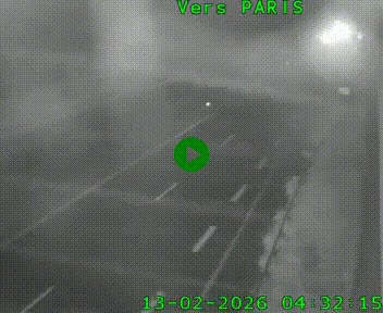 <h2>Caméra routière sur l'autoroute A20 à Saint-Hilaire-Bonneval, au sud de Limoges. Vue orientée vers Paris</h2>