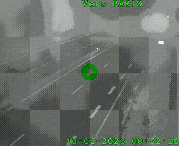 <h2>Caméra routière sur l'autoroute A20 à Saint-Hilaire-Bonneval, au sud de Limoges. Vue orientée vers Paris</h2>