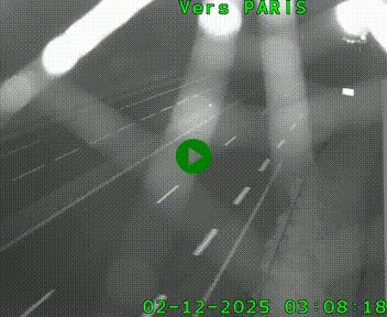 <h2>Caméra routière sur l'autoroute A20 à Saint-Hilaire-Bonneval, au sud de Limoges. Vue orientée vers Paris</h2>