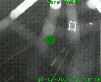 <h2>Caméra routière sur l'autoroute A20 à Saint-Hilaire-Bonneval, au sud de Limoges. Vue orientée vers Paris</h2>