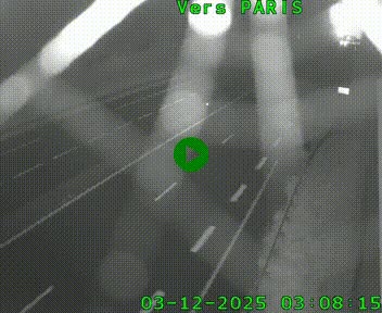 <h2>Caméra routière sur l'autoroute A20 à Saint-Hilaire-Bonneval, au sud de Limoges. Vue orientée vers Paris</h2>