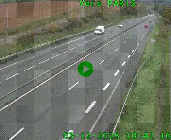 <h2>Caméra routière sur l'autoroute A20 à Saint-Hilaire-Bonneval, au sud de Limoges. Vue orientée vers Paris</h2>