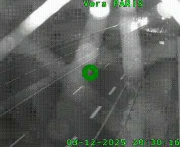 <h2>Caméra routière sur l'autoroute A20 à Saint-Hilaire-Bonneval, au sud de Limoges. Vue orientée vers Paris</h2>