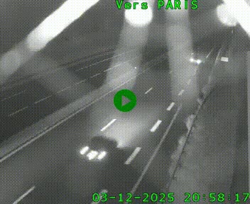 <h2>Caméra routière sur l'autoroute A20 à Saint-Hilaire-Bonneval, au sud de Limoges. Vue orientée vers Paris</h2>