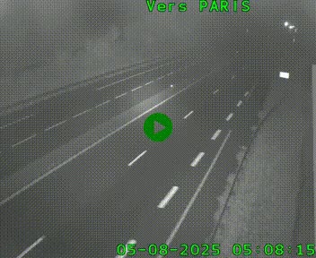 <h2>Caméra routière sur l'autoroute A20 à Saint-Hilaire-Bonneval, au sud de Limoges. Vue orientée vers Paris</h2>