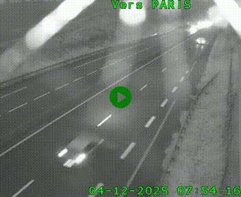 <h2>Caméra routière sur l'autoroute A20 à Saint-Hilaire-Bonneval, au sud de Limoges. Vue orientée vers Paris</h2>