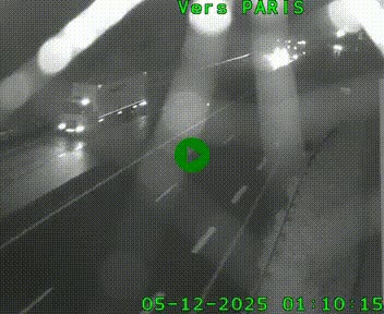 <h2>Caméra routière sur l'autoroute A20 à Saint-Hilaire-Bonneval, au sud de Limoges. Vue orientée vers Paris</h2>