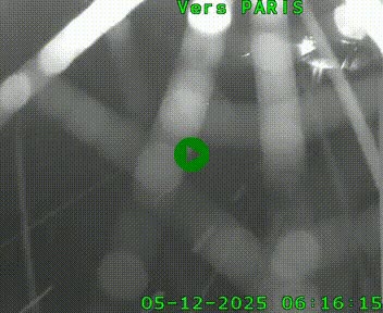 <h2>Caméra routière sur l'autoroute A20 à Saint-Hilaire-Bonneval, au sud de Limoges. Vue orientée vers Paris</h2>