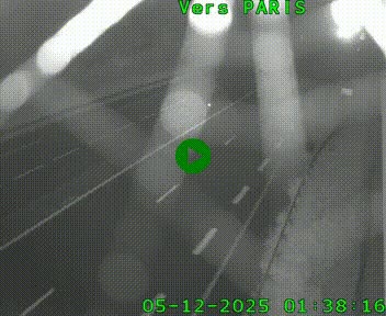 <h2>Caméra routière sur l'autoroute A20 à Saint-Hilaire-Bonneval, au sud de Limoges. Vue orientée vers Paris</h2>