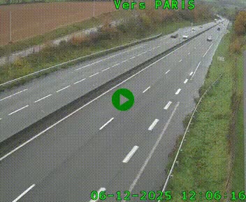 <h2>Caméra routière sur l'autoroute A20 à Saint-Hilaire-Bonneval, au sud de Limoges. Vue orientée vers Paris</h2>