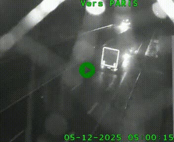 <h2>Caméra routière sur l'autoroute A20 à Saint-Hilaire-Bonneval, au sud de Limoges. Vue orientée vers Paris</h2>