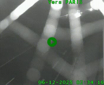 <h2>Caméra routière sur l'autoroute A20 à Saint-Hilaire-Bonneval, au sud de Limoges. Vue orientée vers Paris</h2>