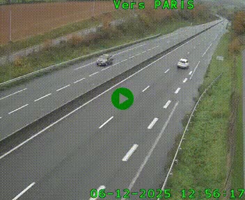 <h2>Caméra routière sur l'autoroute A20 à Saint-Hilaire-Bonneval, au sud de Limoges. Vue orientée vers Paris</h2>