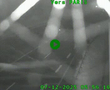 <h2>Caméra routière sur l'autoroute A20 à Saint-Hilaire-Bonneval, au sud de Limoges. Vue orientée vers Paris</h2>