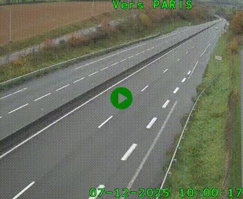 <h2>Caméra routière sur l'autoroute A20 à Saint-Hilaire-Bonneval, au sud de Limoges. Vue orientée vers Paris</h2>