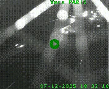 <h2>Caméra routière sur l'autoroute A20 à Saint-Hilaire-Bonneval, au sud de Limoges. Vue orientée vers Paris</h2>