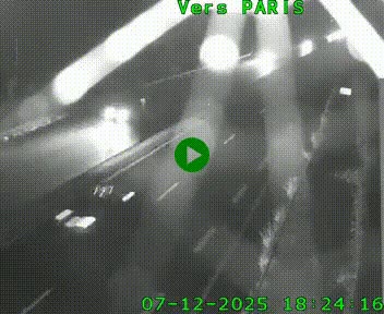 <h2>Caméra routière sur l'autoroute A20 à Saint-Hilaire-Bonneval, au sud de Limoges. Vue orientée vers Paris</h2>