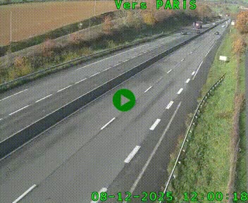 <h2>Caméra routière sur l'autoroute A20 à Saint-Hilaire-Bonneval, au sud de Limoges. Vue orientée vers Paris</h2>
