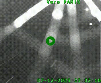 <h2>Caméra routière sur l'autoroute A20 à Saint-Hilaire-Bonneval, au sud de Limoges. Vue orientée vers Paris</h2>