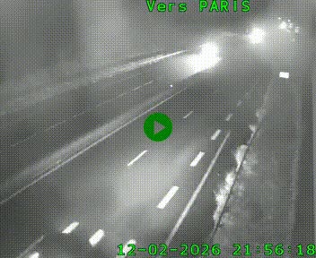 <h2>Caméra routière sur l'autoroute A20 à Saint-Hilaire-Bonneval, au sud de Limoges. Vue orientée vers Paris</h2>